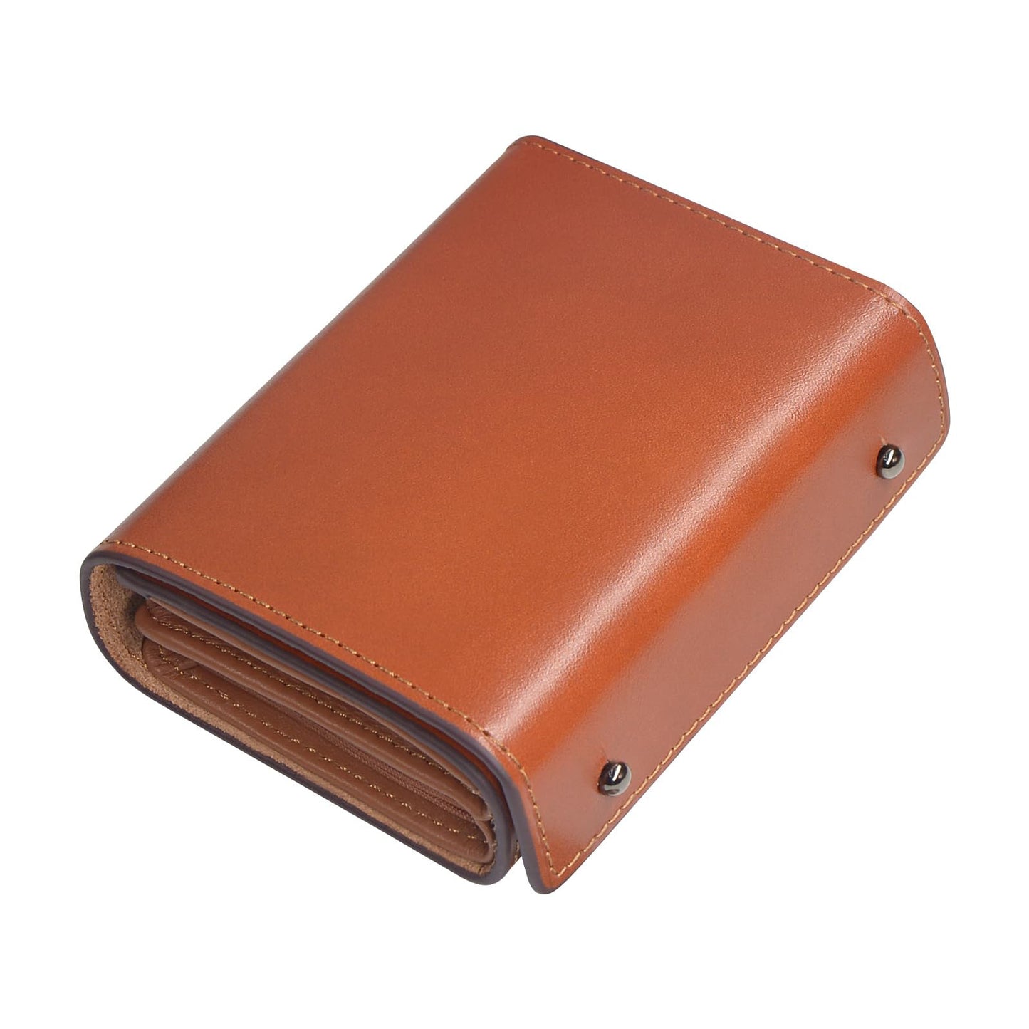 Men's Genuine Leather Business Swiping Raccoon Wood Men's Wallets