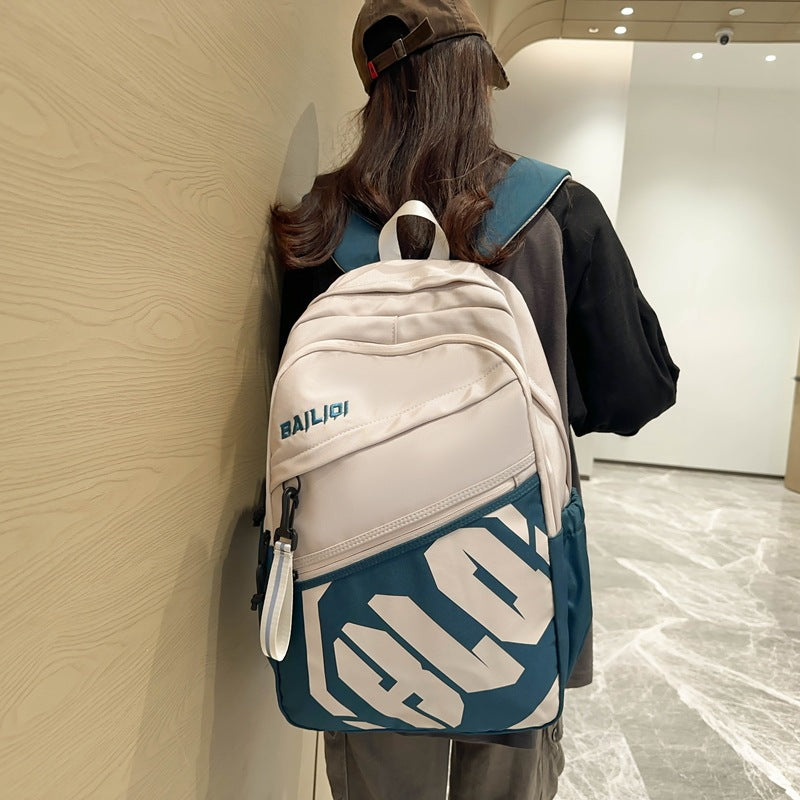 Women's & Men's & Large Capacity Simple Computer High Junior Backpacks