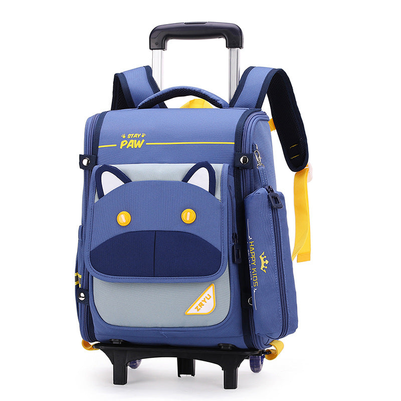 Women's & Men's Natural Fish Full Open Space Primary Grade Elementary School Students' Schoolbags