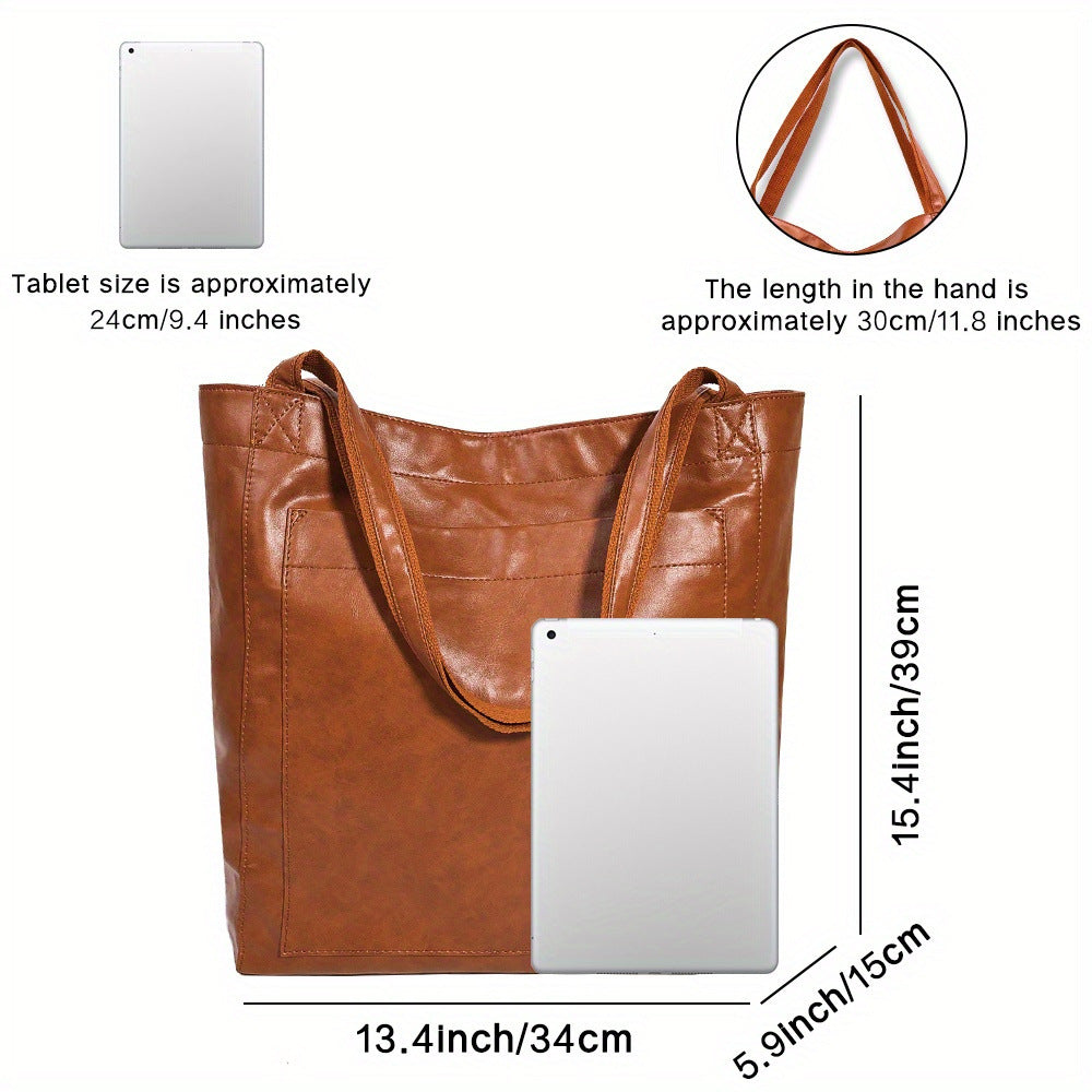 Women's Pocket One Retro Oil Waxed Large Bags