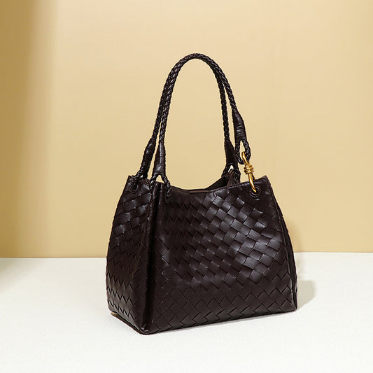 Woven Parachute Large Capacity Commuter Open Handbags