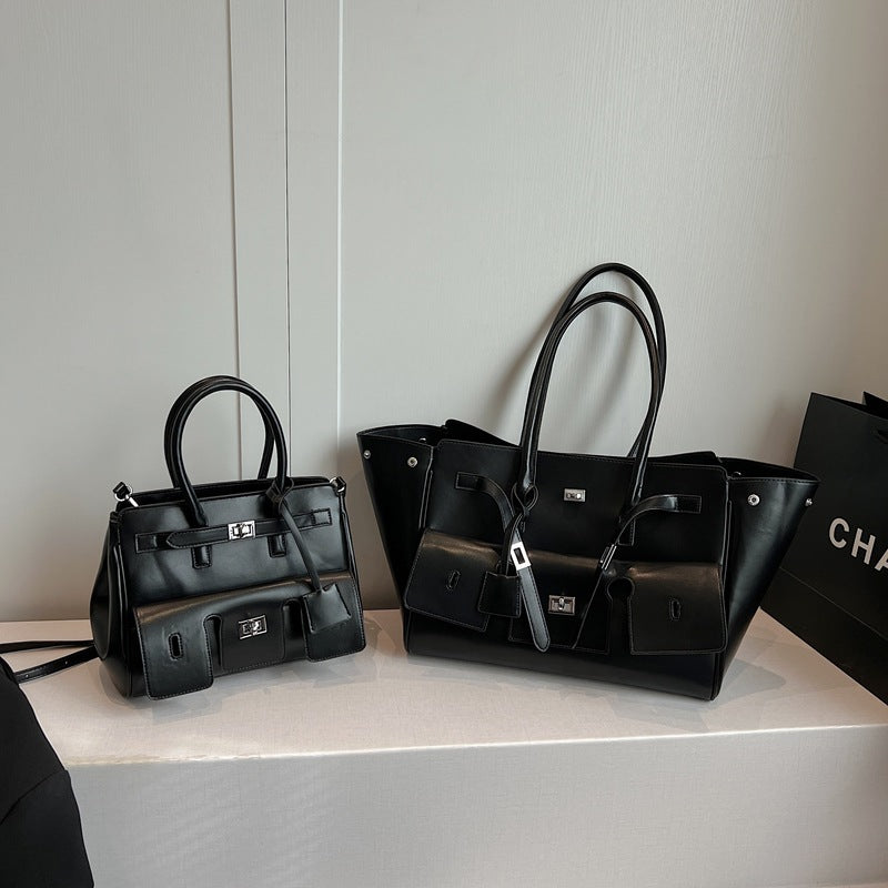 Retro Motorcycle Commuter Large Size Underarm Shoulder Bags