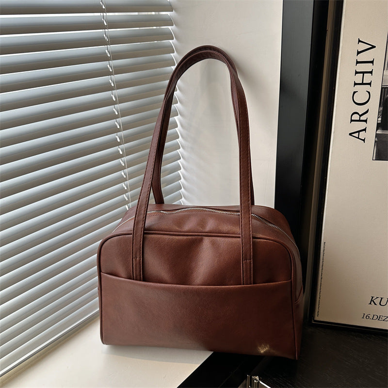Style Large Capacity Retro Korean Commuter Trendy Women's Shoulder Bag