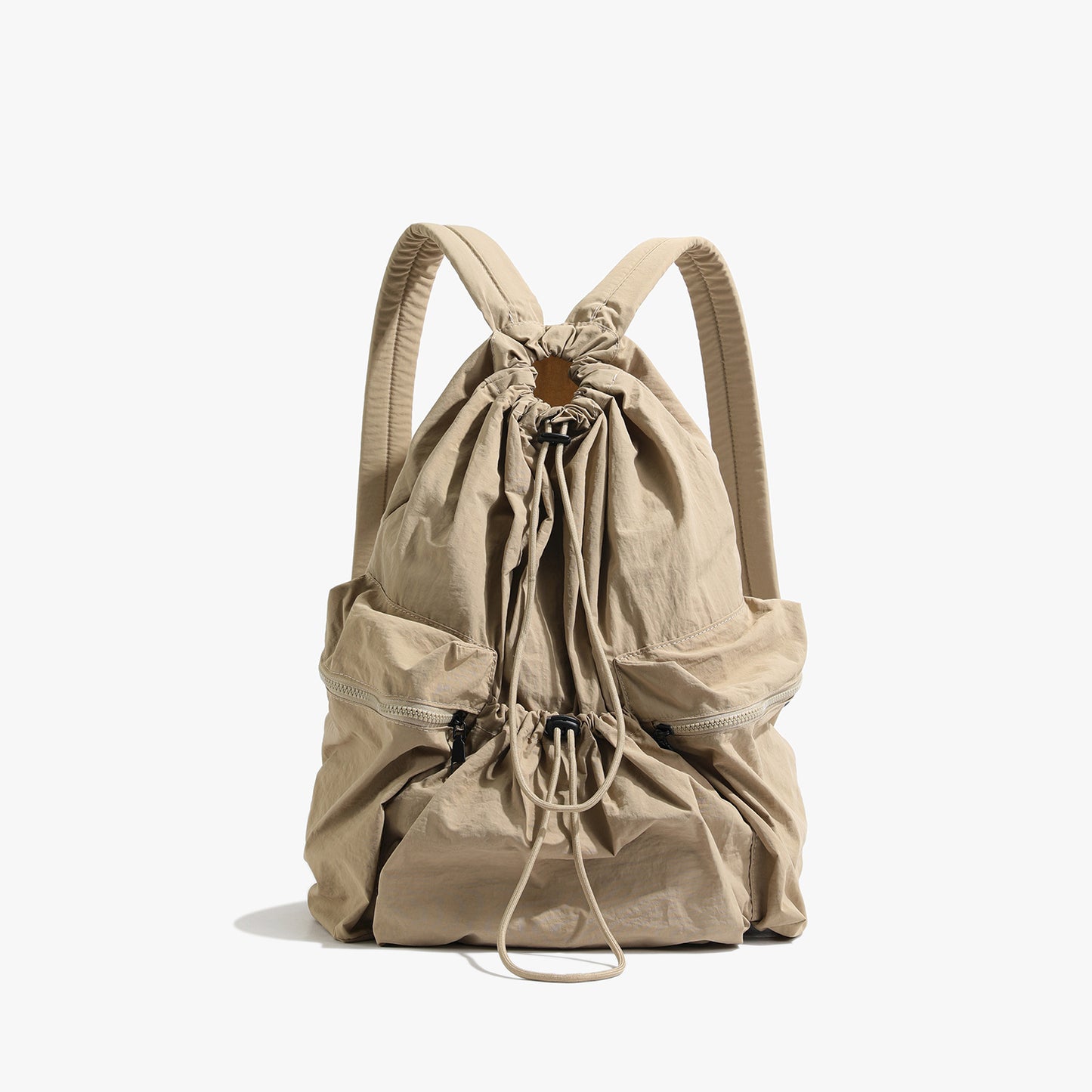 Leisure Artistic Canvas Fashionable Pleated Nylon Backpacks