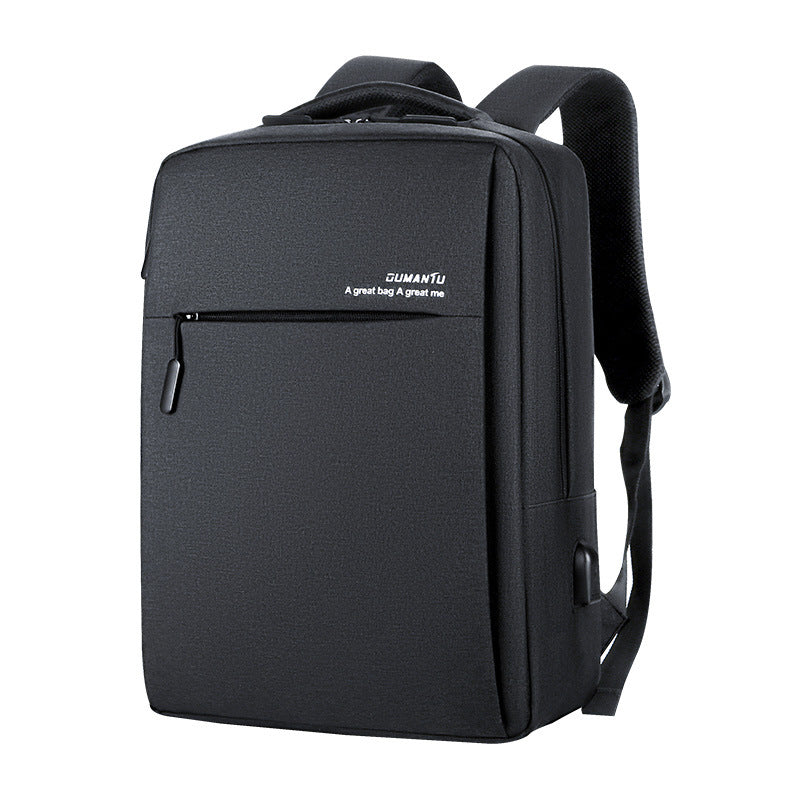 Men's Business Waterproof Computer Fashionable Simple Large Backpacks