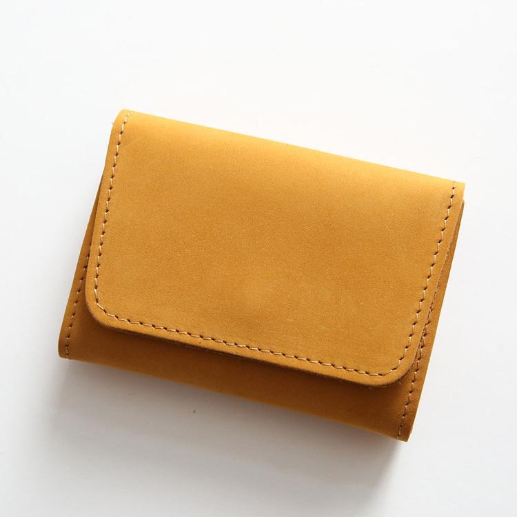 Men's Retro First Layer Cowhide Short Green Bags