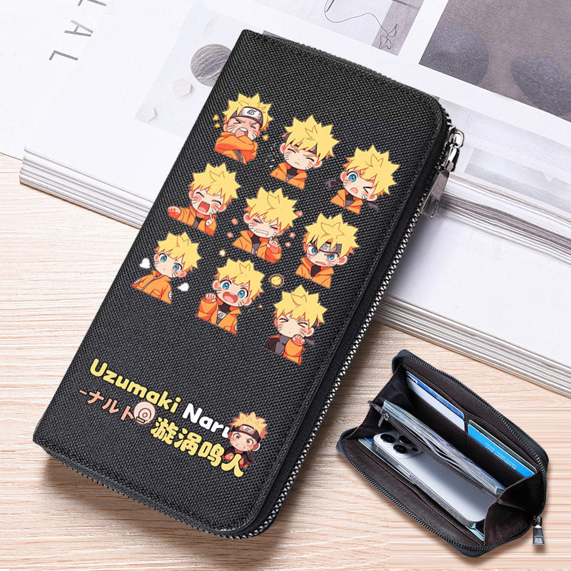 Peripheral Whirlpool Long Zipper Personality Trend Men's Wallet