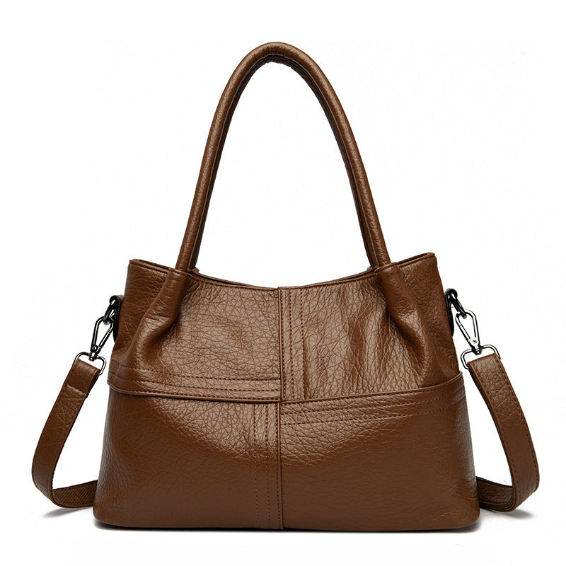 Women's Retro Large Capacity High Sense Portable Women's Shoulder Bag