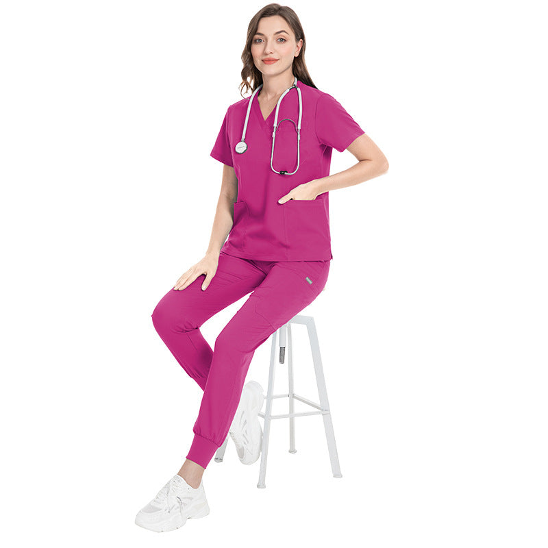 Women's For Nursing Workers Work Clothes High Uniform