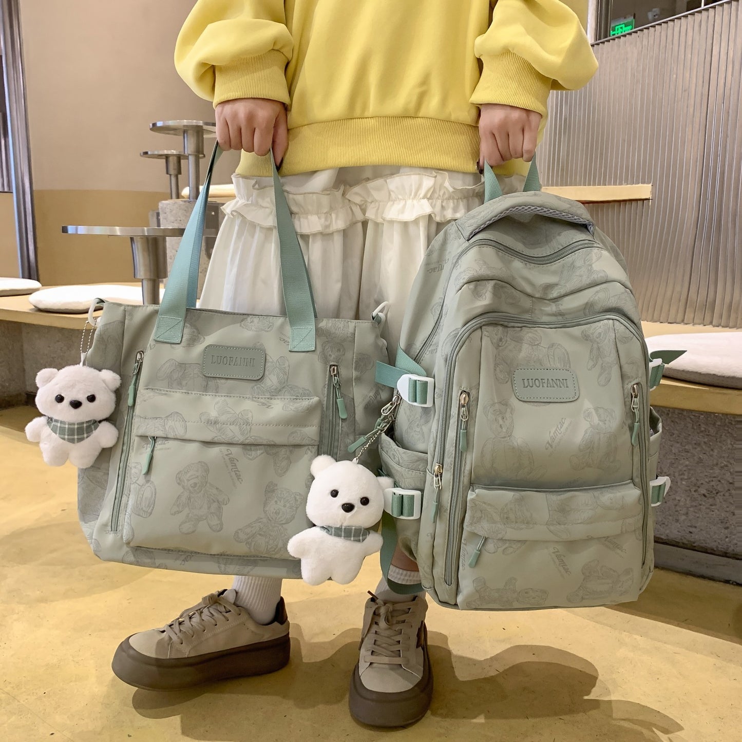 Graceful Fashion Early Spring High Versatile Backpacks