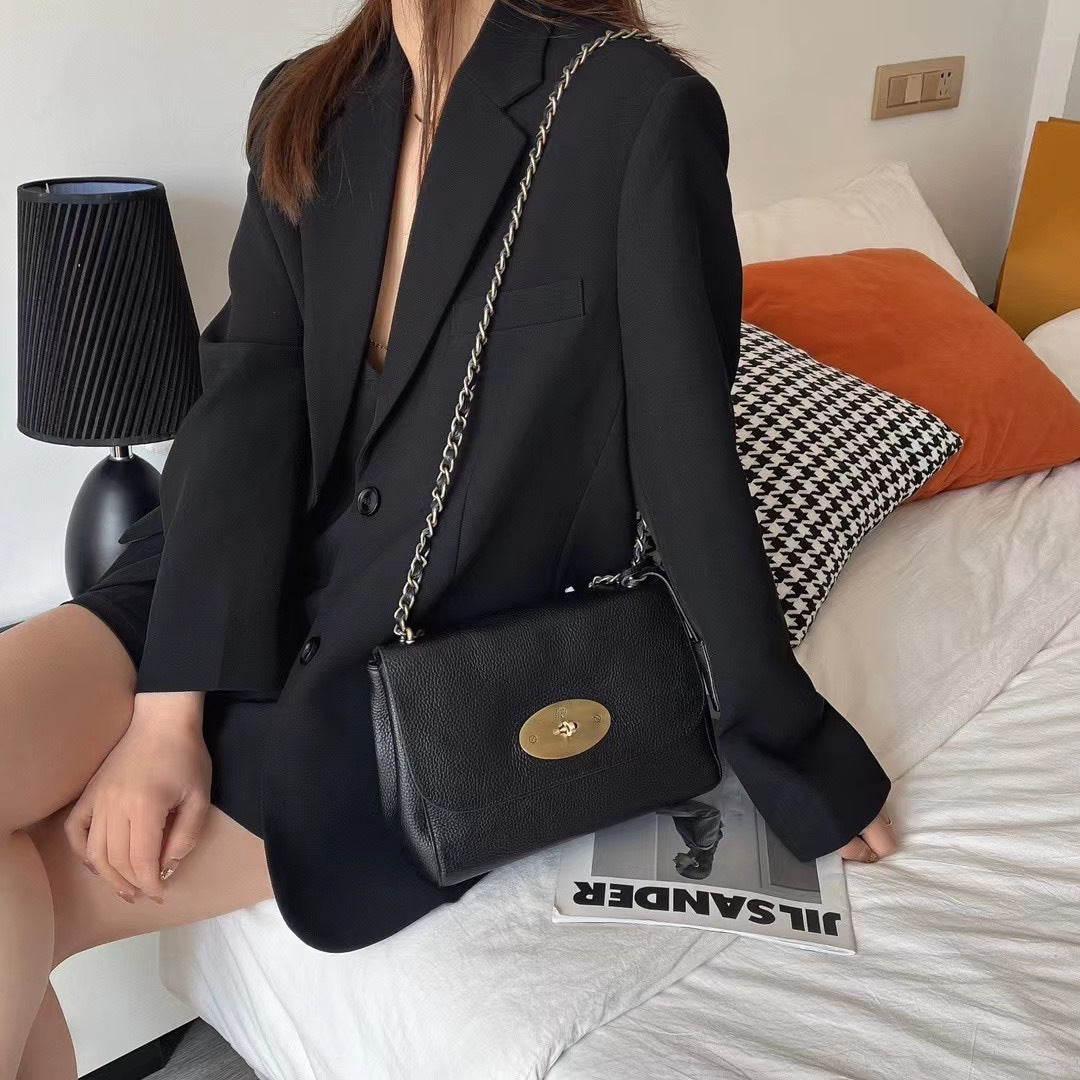 Women's High Quality Trendy Mini Chain Black Crossbody Bags