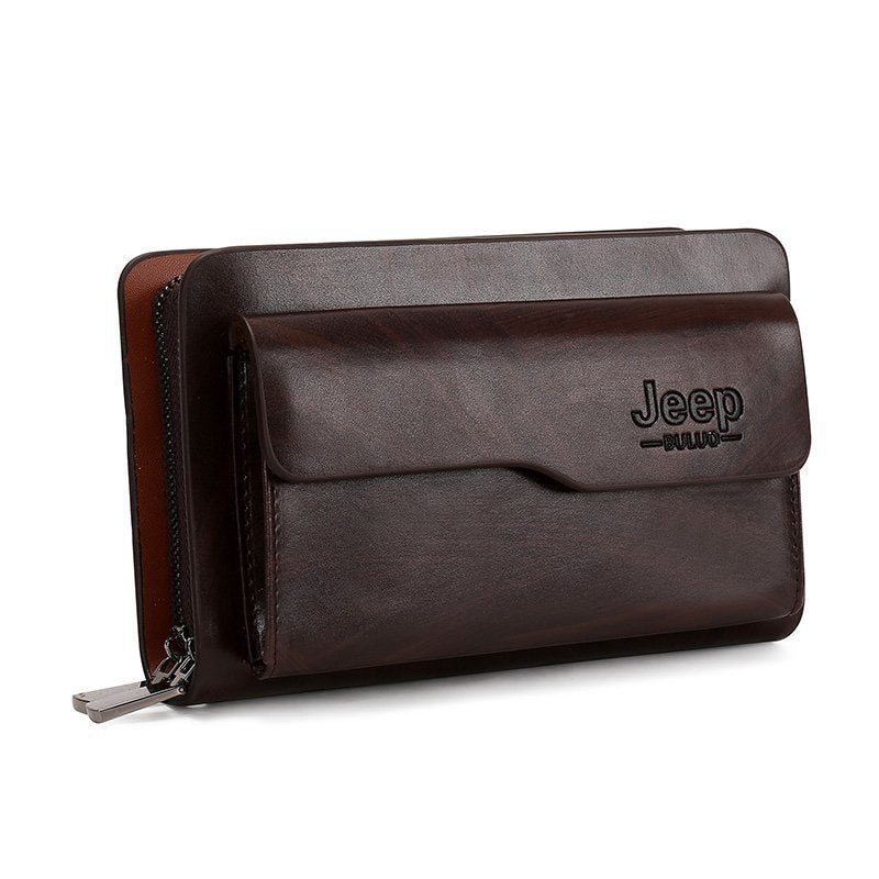 Men's Clutch Large Capacity Business Long Zipper Bags