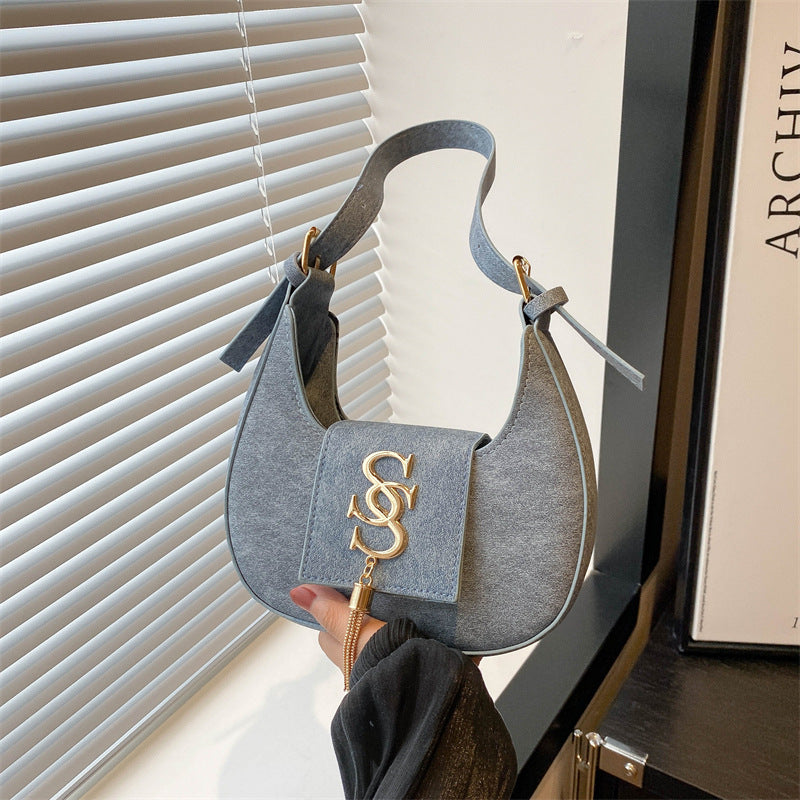Women's Simple Beautiful Fashion Hand Carrying Underarm Women's Shoulder Bag