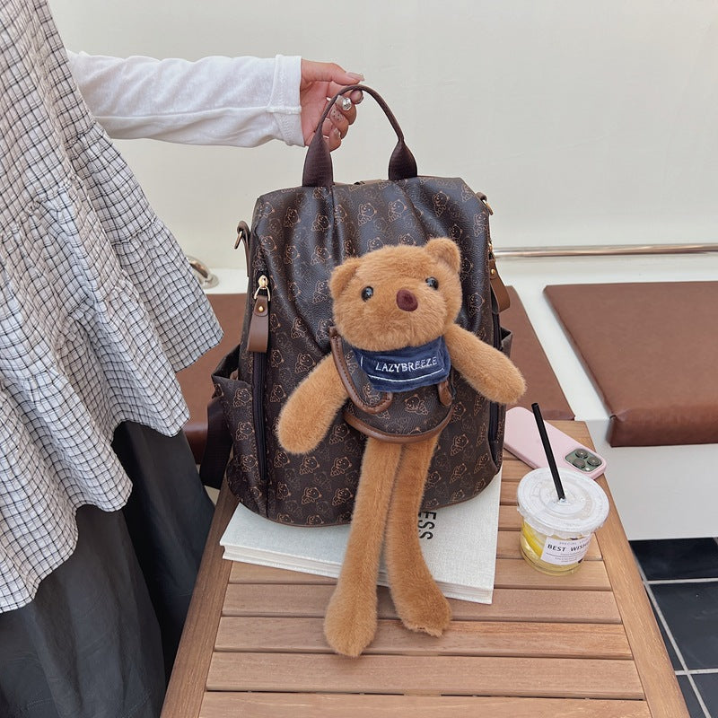Summer Large Capacity Fashion Cute Bear Backpacks