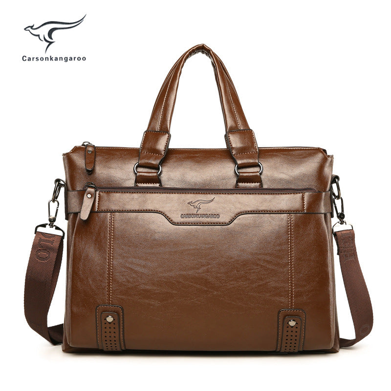 Men's Trendy Glamorous Horizontal Business Computer Men's Handbags