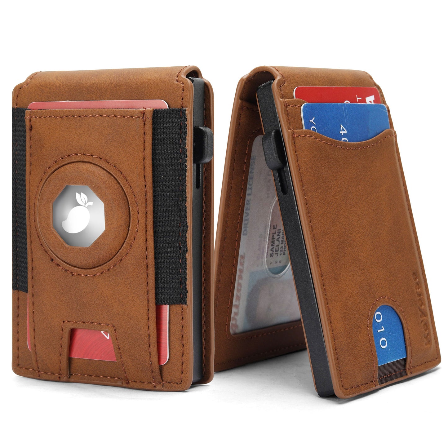 Men's With Box Automatic Pop-up Metal Cartridge Men's Wallets