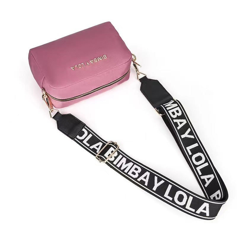 Stylish Women's Spanish Detachable Strap Letter Shoulder Bags