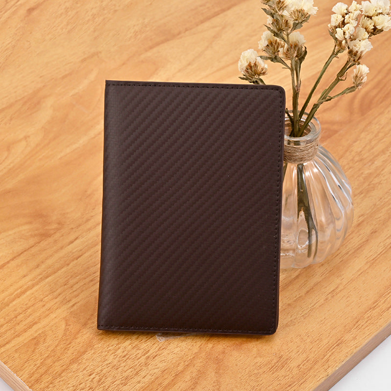 Layer Cowhide Passport Multiple Slots Swiping Card Holder