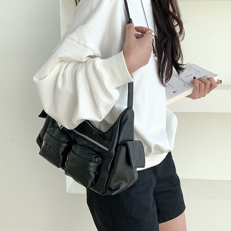 Design Fashion Motorcycle Elegant Sier Cool Crossbody Bags