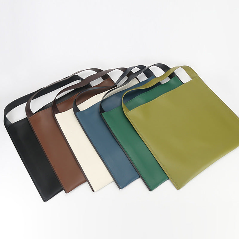 Women's Genuine Leather Korean Style Simple Fashion Shoulder Bags