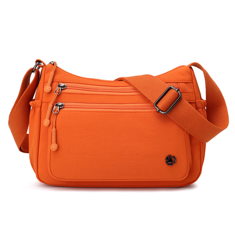 Fashion Mom Nylon Cloth Simple Lightweight Zipper Large Bags