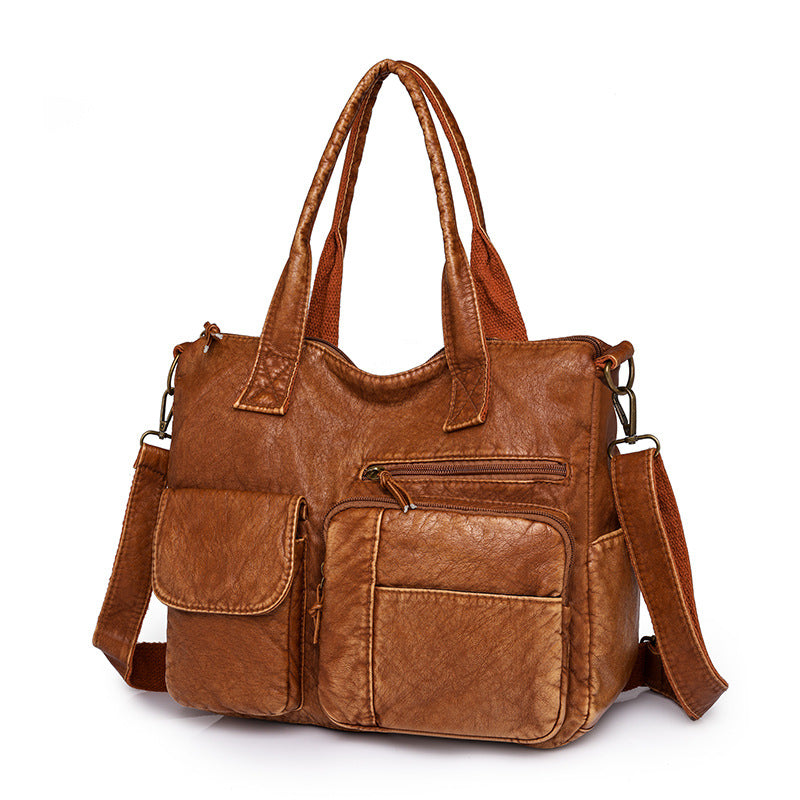 Retro Fashion Large Capacity Mom Soft Crossbody Bags