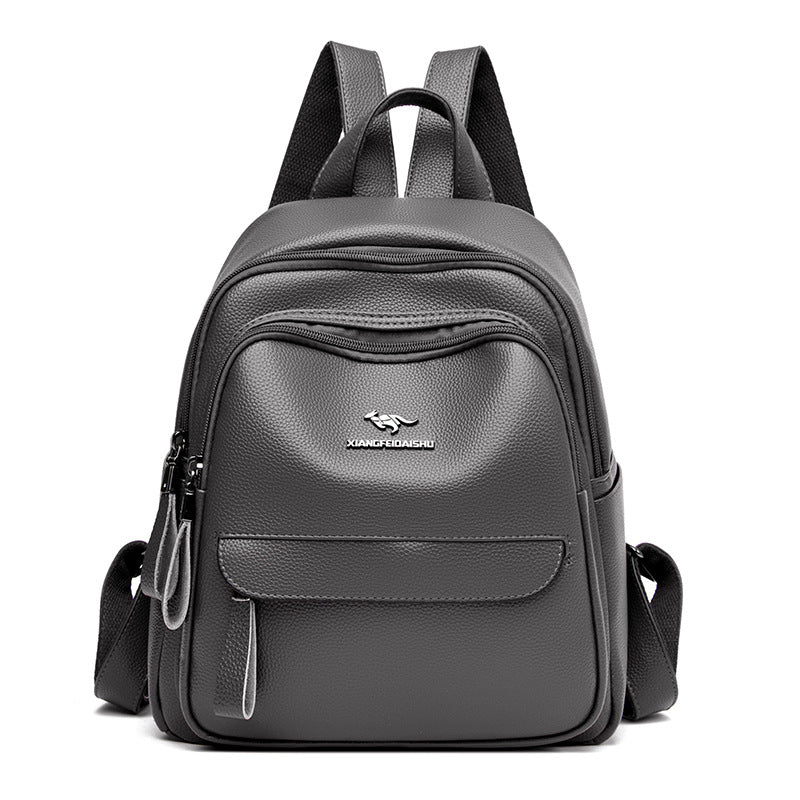 Attractive Women's Slouchy Soft Leather Mom Backpacks