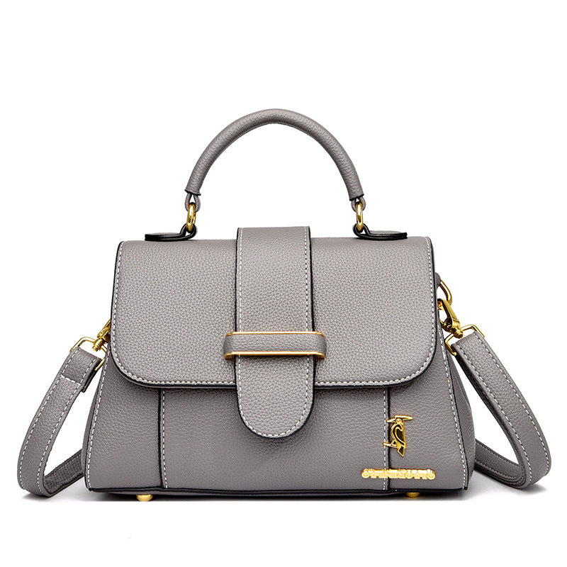 Leather For Woman Temperament Wild Mom Crossbody Bags