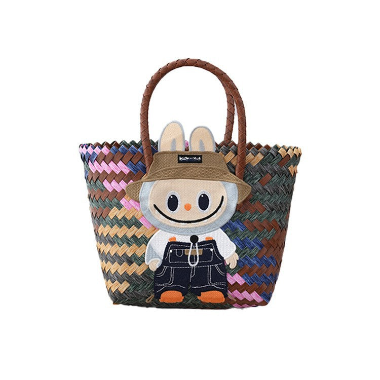 Women's Curtain Cloth Large Capacity Woven Gift Bags