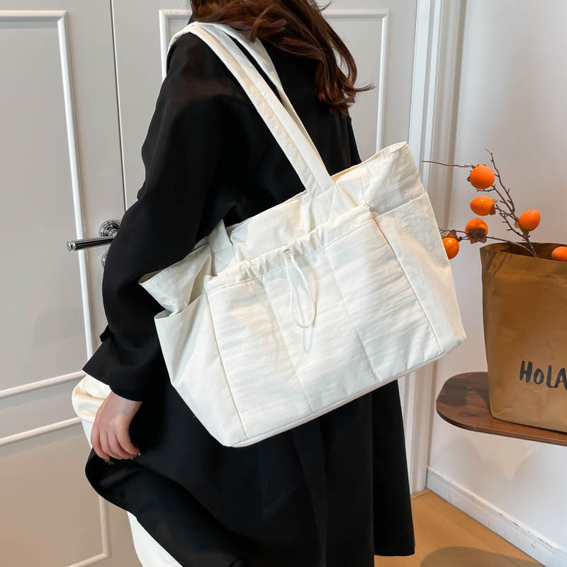Women's Down Lazy Commuter Large Capacity Solid Color Women's Shoulder Bag
