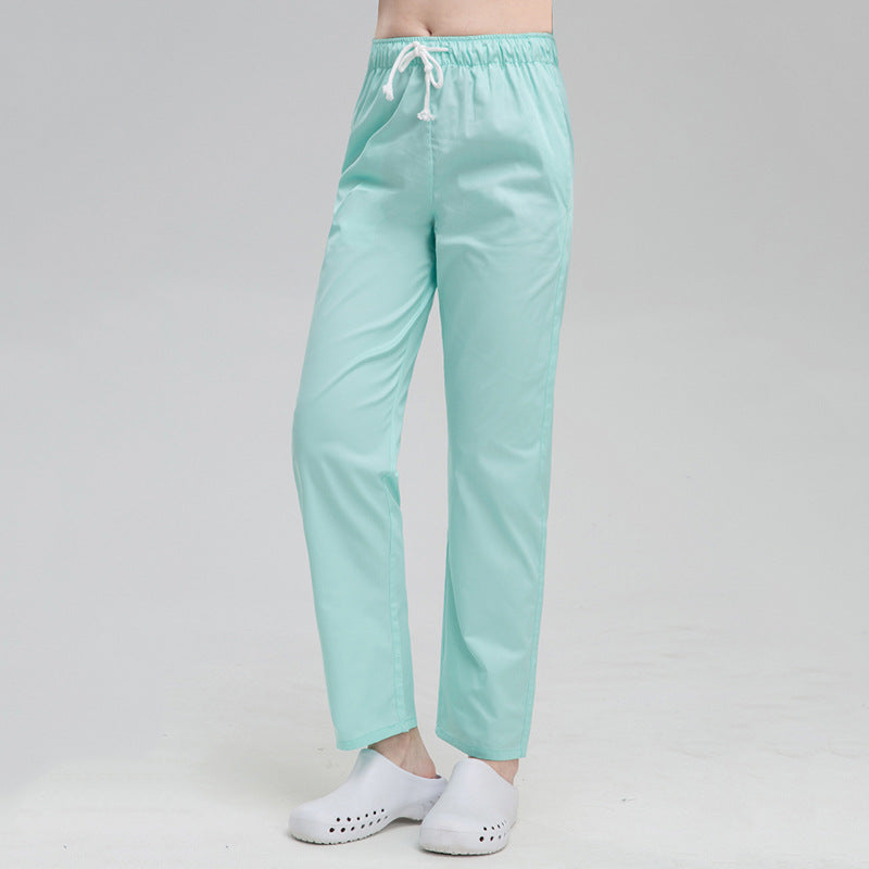 Nurse Elastic Waistband Tether Dental Dentist Pants