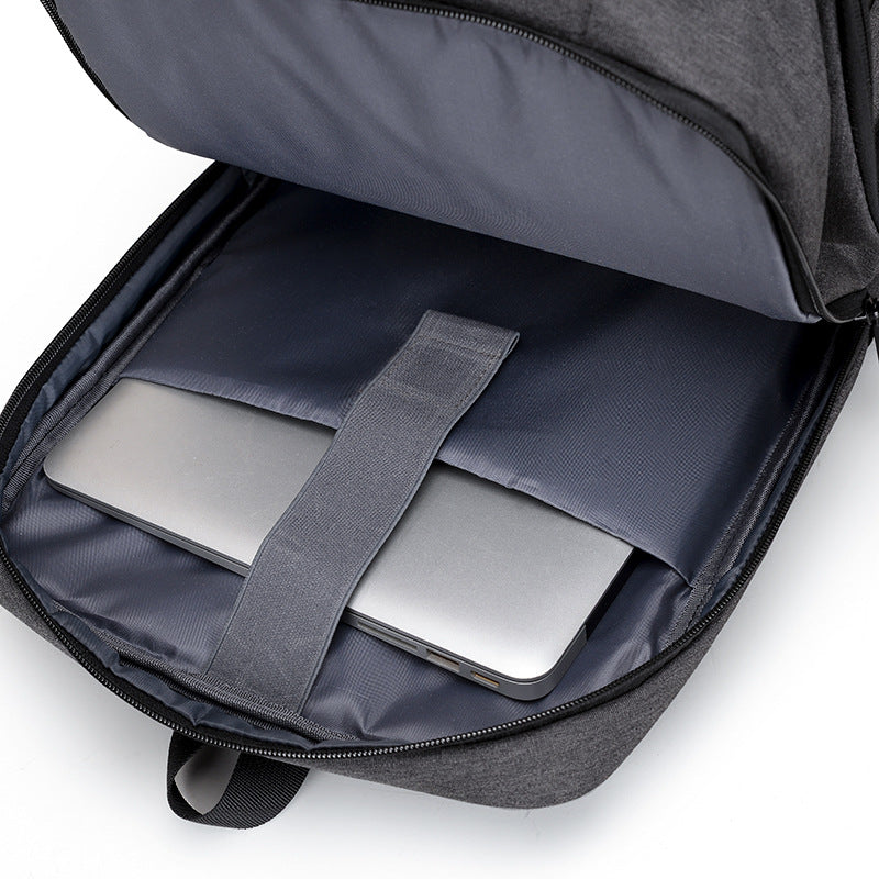 Men's Business Contrast Color Matching Trendy External Backpacks