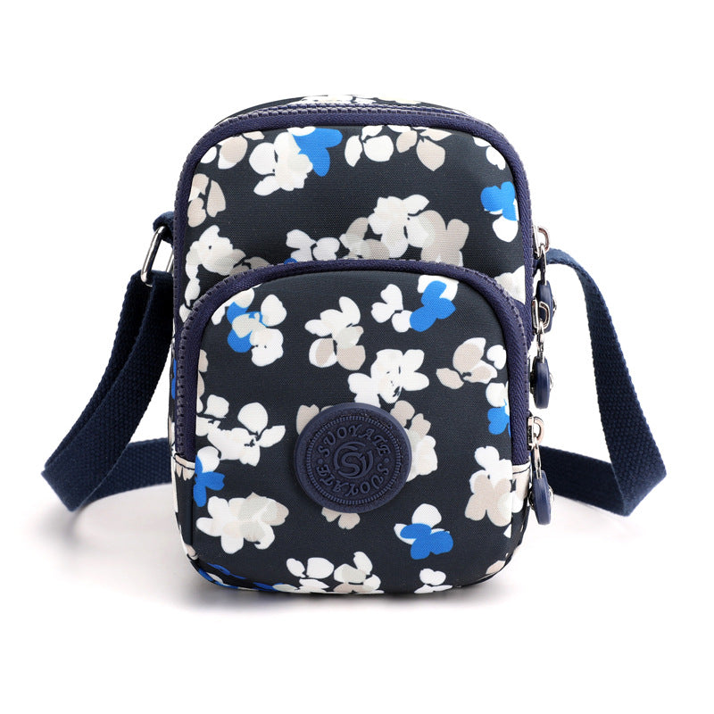 Women's Nylon Oxford Cloth Mini Fashion Vertical Shoulder Bags