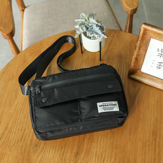 Men's Korean Style Simple Oxford Cloth Horizontal Men's Shoulder Bags
