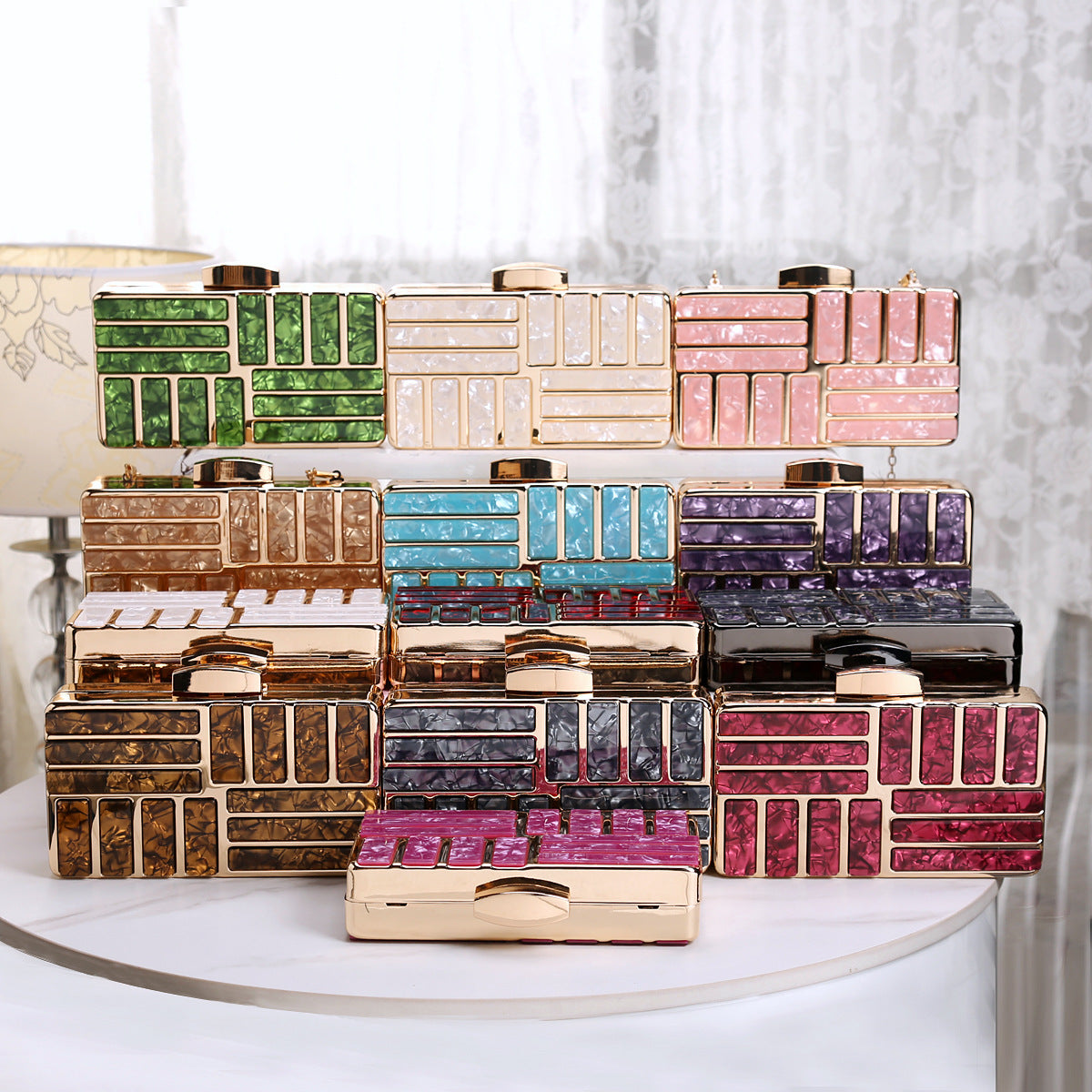 Stylish Simple Versatile Acrylic Clutch Party Bags