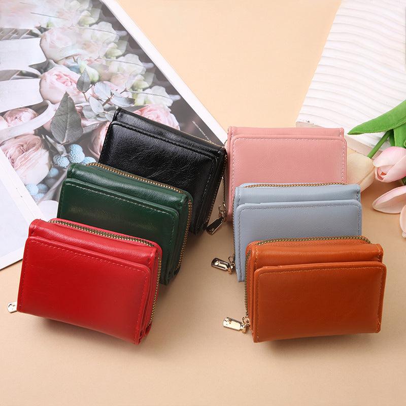 Women's Mini Short Large Capacity Creative Card Holder