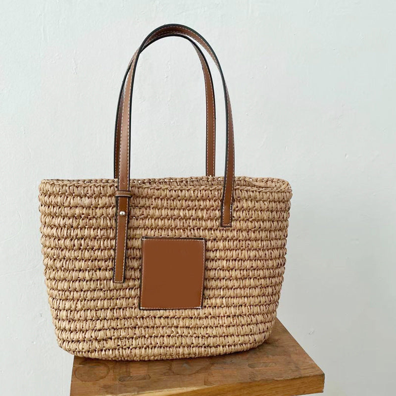 Women's Fashion Straw Bohemian Style Beach Woven Shoulder Bags
