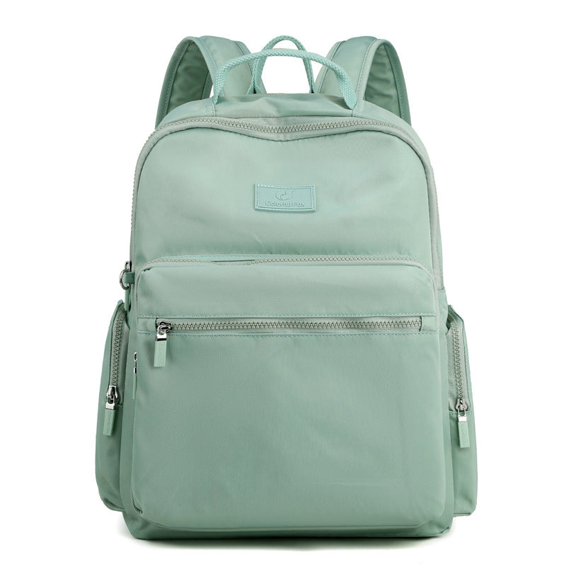 Women's Korean Fashion Large Capacity Simple Nylon Backpacks
