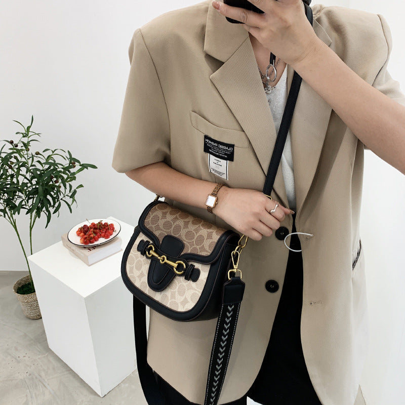 Women's Autumn Fashion Retro Korean Style Saddle Crossbody Bags