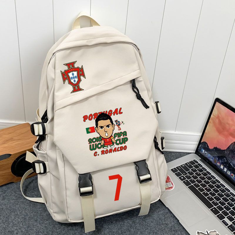 Women's & Men's & Cristiano Football Peripheral High Primary Backpacks