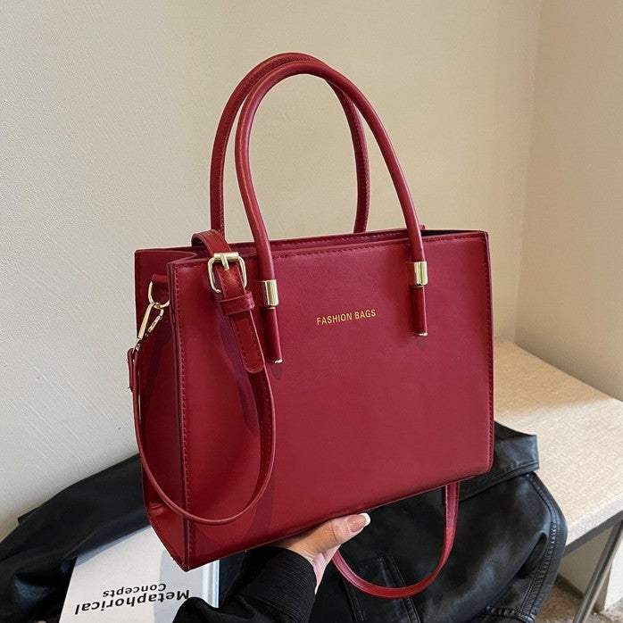 One Large Capacity Simple Solid Color Stylish Women's Messenger Bag