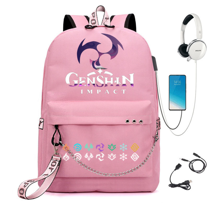 Popular Slouchy Pretty Creative Iron Chain Backpacks