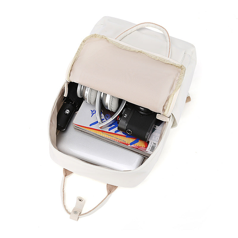 Women's & Men's Korean Large Capacity Versatile Contrast Computer Elementary School Students' Schoolbags