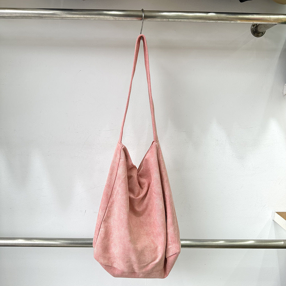 Capacity Idle Style Canvas Fashion Simple Shoulder Bags