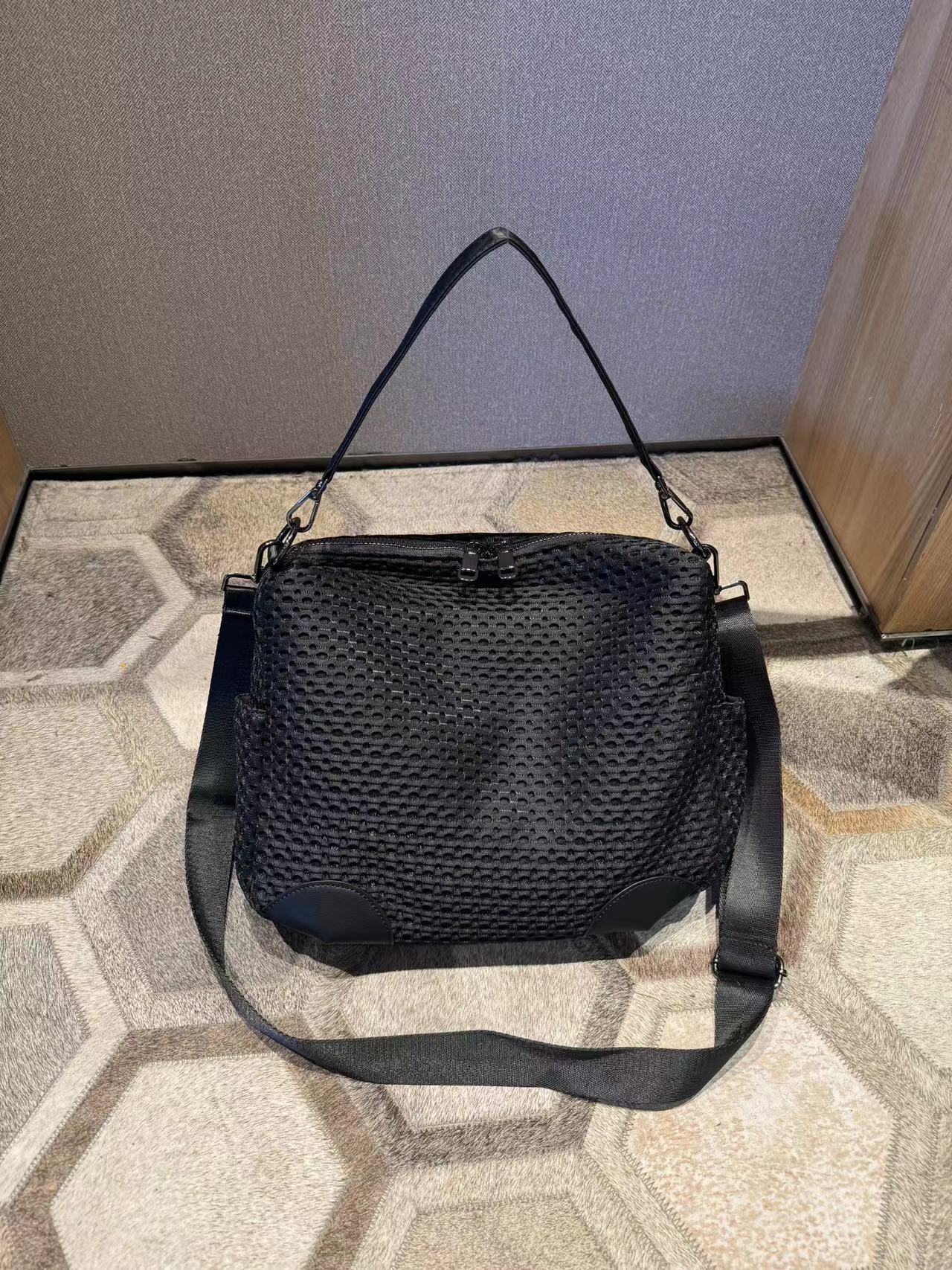 Women's Nylon Hand Fashionable Rhombus Versatile Large Crossbody Bags