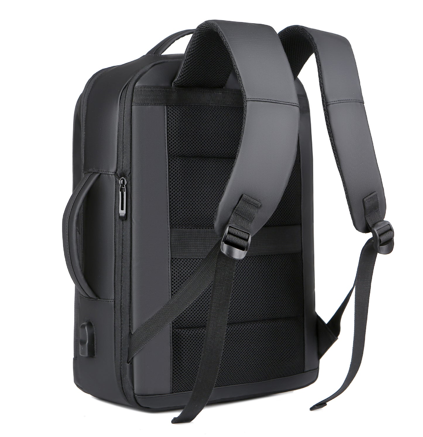 Men's Waterproof Charging Reflective Expansion Business Contrast Backpacks