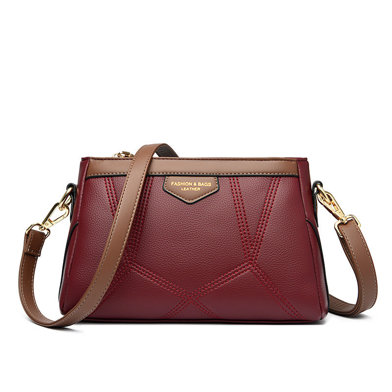Women's Fashion Mom Classy Soft Leather Crossbody Bags