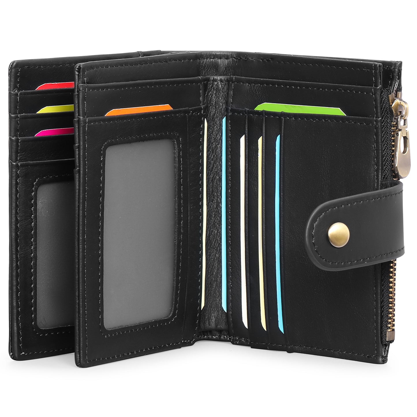 Men's Leather First Layer Cowhide Business Multi Men's Wallets