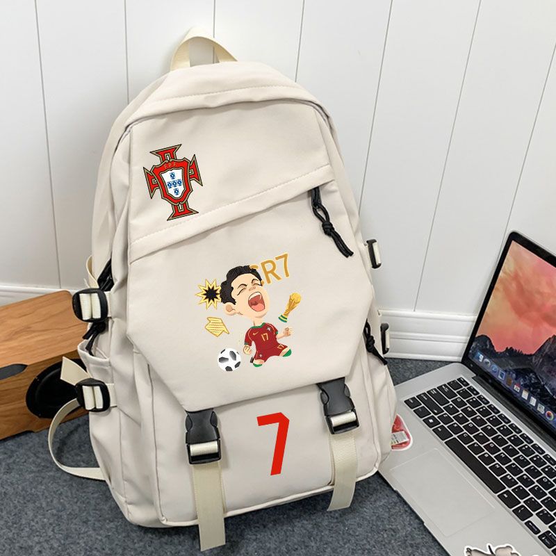 Women's & Men's & Cristiano Football Peripheral High Primary Backpacks
