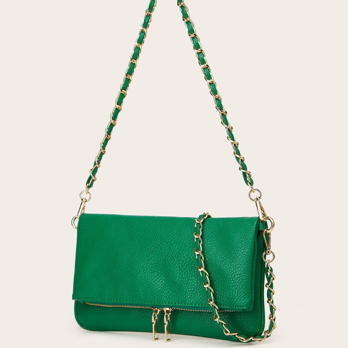 Women's Lychee Pattern Underarm Chain Fashion High-grade Crossbody Bags